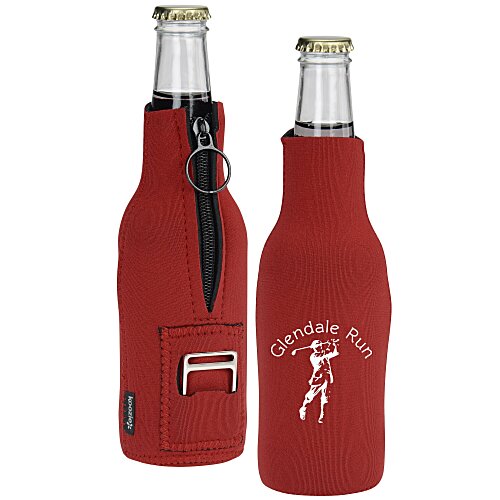 Koozie® Bottle Cooler with Removable Bottle Opener Main Image