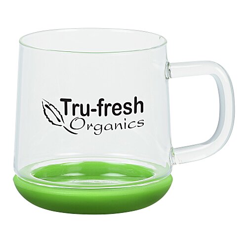 Glass Mug with Silicone Bottom - 12 oz. Main Image