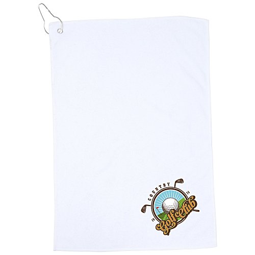 Microfibre Golf Towel - 18 inches x 12 inches - Full Colour Main Image