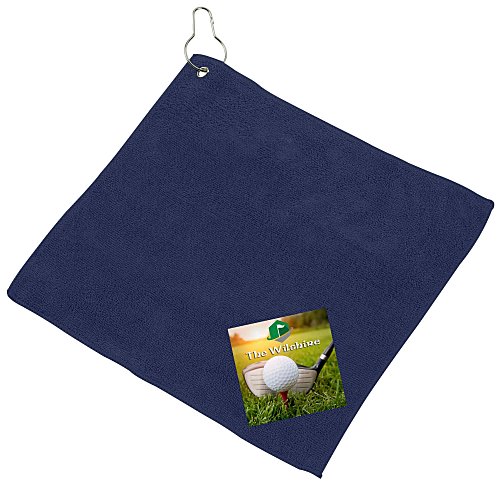 Microfibre Golf Towel - 12 inches x 12 inches - Full Colour Main Image