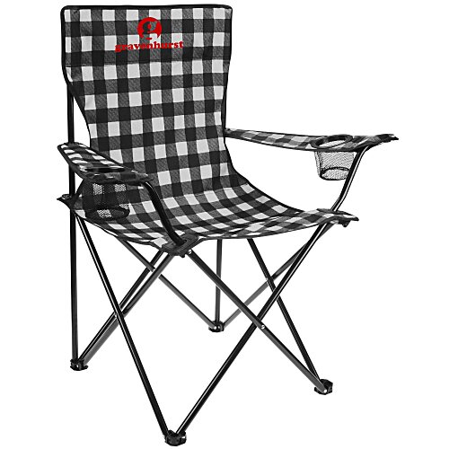 Northwoods Plaid Folding Chair Main Image