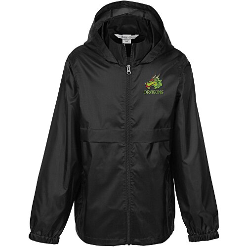 Zone Lightweight Hooded Jacket - Youth - Emb Main Image