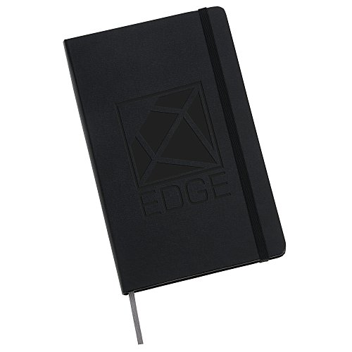 Moleskine Pro Hard Cover Notebook - 8-1/4" x 5" - Debossed Main Image