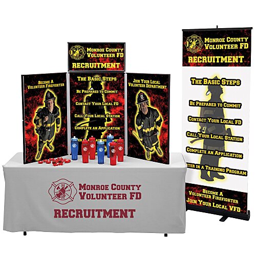 Fold N Go Tabletop Display - 6' - Full Colour - Kit Main Image