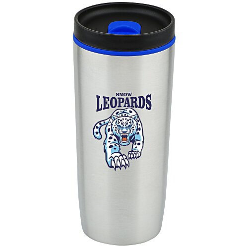 Custom Accent Stainless Travel Mug - 16 oz - Full Colour Main Image