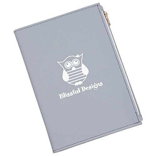 Zip Front Pocket Bound Notebook-Closeout Main Image