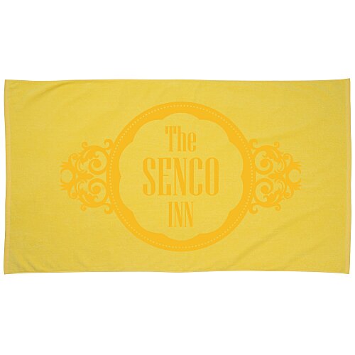 Oversize Velour Beach Towel - Colours Main Image