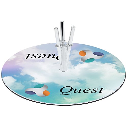 Sail Sign Tri-Post Base with Topper Main Image
