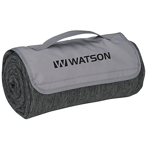 Heather Roll Up Heavyweight Fleece Blanket Main Image