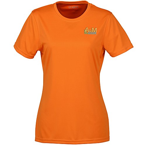 Spin Dye Jersey Tee - Ladies' - Embroidered Main Image
