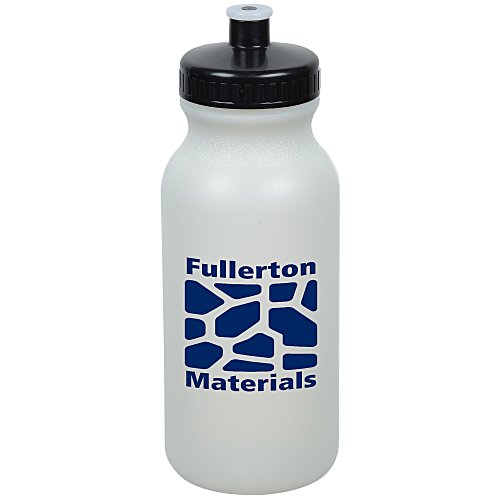 Value Sport Bottle with Push Pull Lid - 20 oz. - Glow in Dark Main Image