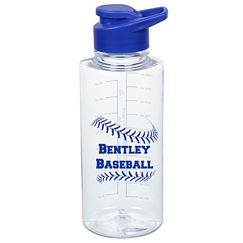Clear Impact Mountain Bottle with Flip Carry Lid - 36 oz Main Image