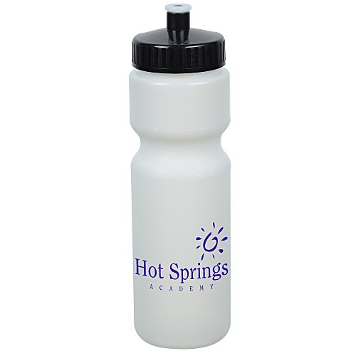 Value Bottle with Push Pull Lid - 28 oz - Glow in Dark Main Image