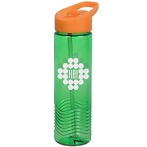 Twist Water Bottle with Flip Straw Lid - 24 oz Main Image