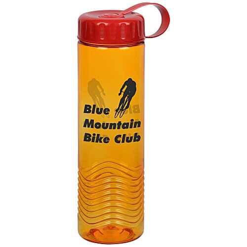 Twist Water Bottle with Tethered Lid - 24 oz Main Image
