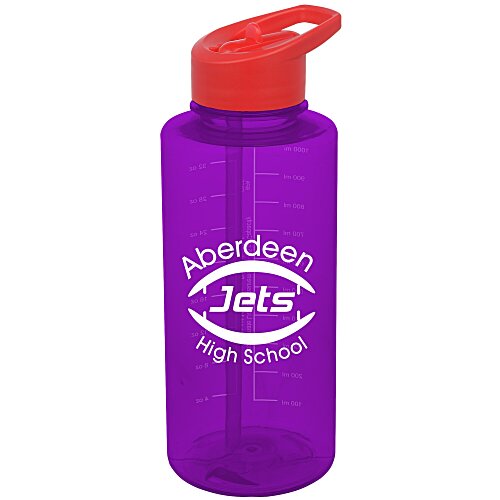 Mountain Bottle with Flip Straw Lid - 36 oz Main Image