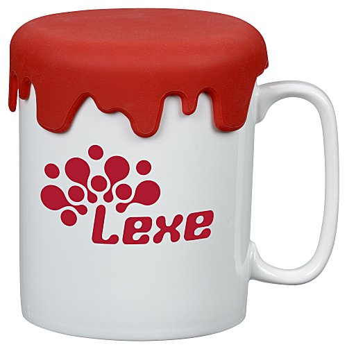 Charleston Coffee Mug with Silicone Lid - 12 oz. Main Image