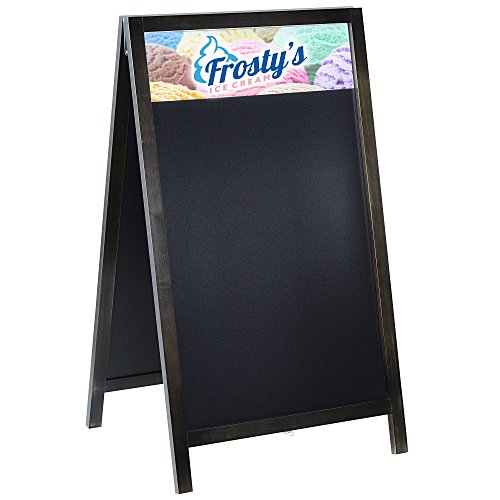 Deluxe Wood A-Frame Sign Main Image