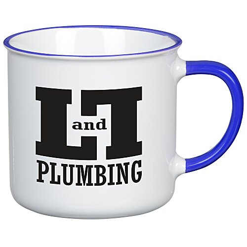 Colour Accent Ceramic Mug - 12 oz. - 24 hr Main Image