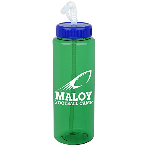 Guzzler Sport Bottle with Straw Lid - 32 oz Main Image