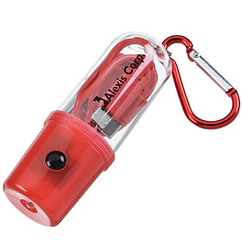 Carabiner Case Key Light with Charging Cable Main Image
