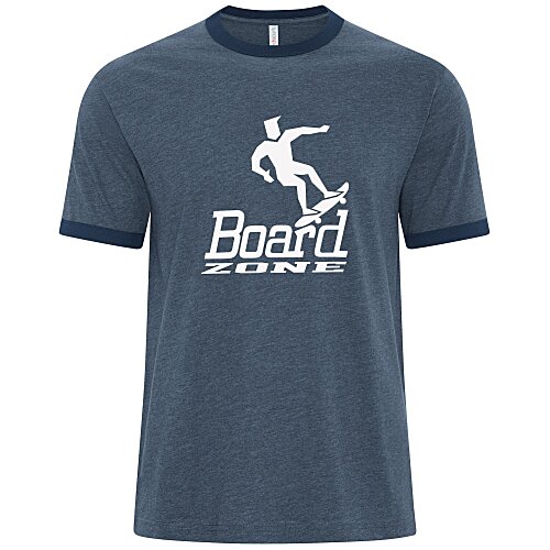Euro Spun Ringer Tee - Colours Main Image