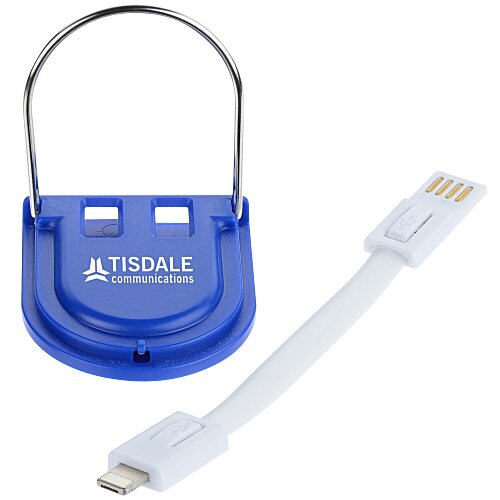 Patch Phone Stand with Duo Charging Cable - Closeout Main Image