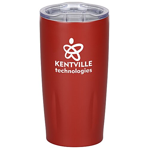 Indent Vacuum Travel Tumbler - 18 oz. - 24 hr Main Image