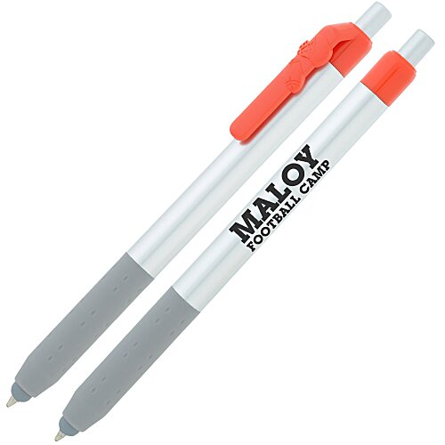 Alamo Stylus Pen - Silver - Football Main Image