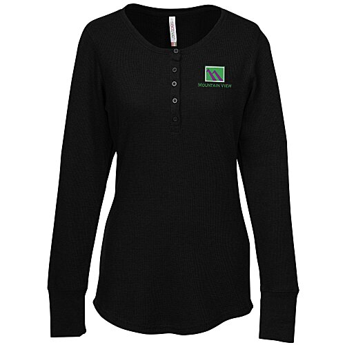 ESActive Vintage Thermal Henley - Ladies' Main Image