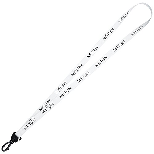 Trapezoid Lanyard - 1/2" - 32" -  Plastic Swivel Snap Hook Main Image