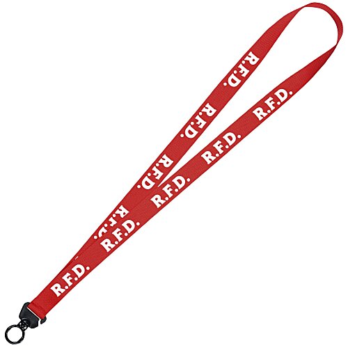 Trapezoid Lanyard - 3/4" - 32" - Plastic O-Ring Main Image