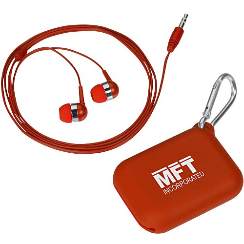 Voyager Carabiner Pouch with Ear Buds Main Image