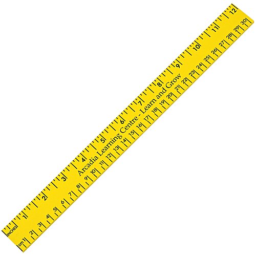 12" Enamel Wood Ruler Main Image