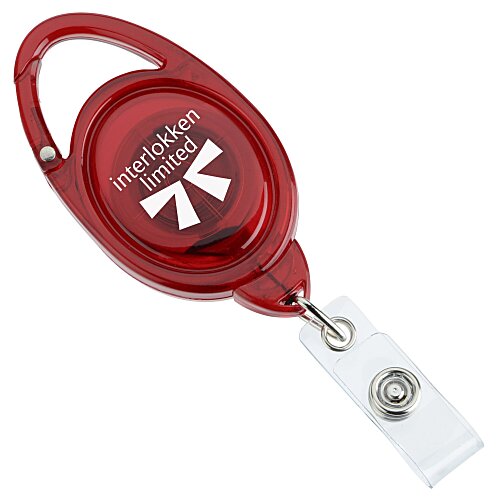 Clip-On Secure-A-Badge - Translucent Main Image