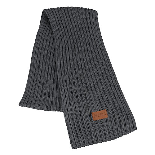 Rib Knit Patch Scarf Main Image