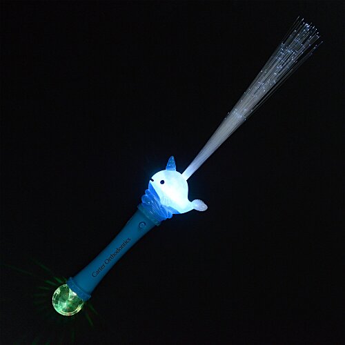 Blinky Fibre Optic Narwhal Wand Main Image