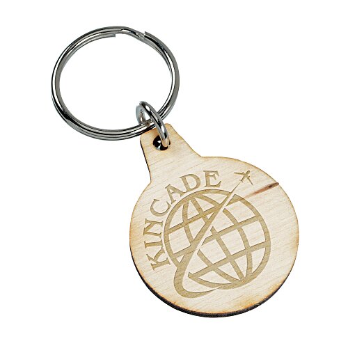 Wooden Keychain - Round Main Image