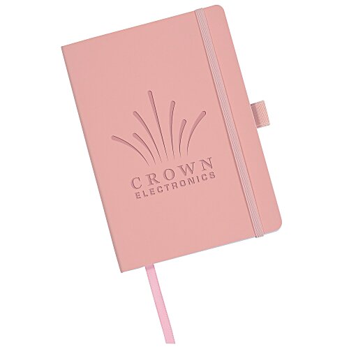 Vienna Satin Touch Soft Cover Notebook - Debossed Main Image