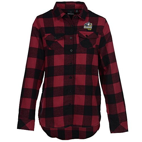 Burnside Woven Plaid Flannel Shirt - Ladies' Main Image
