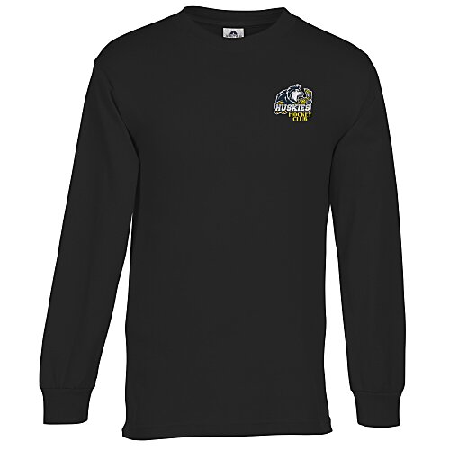 American Apparel Classic Cotton LS T-Shirt - Colours - Embroidered Main Image