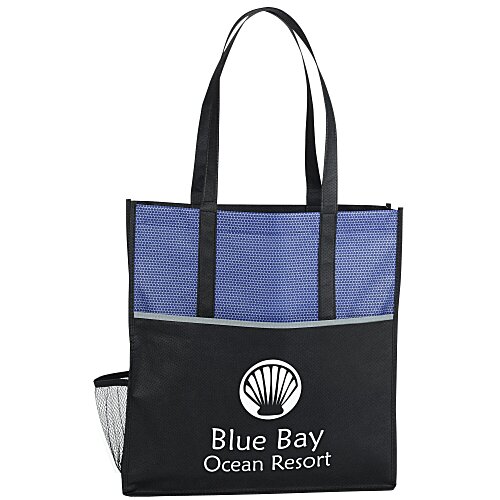 Xander Mesh Print Pocket Tote Main Image