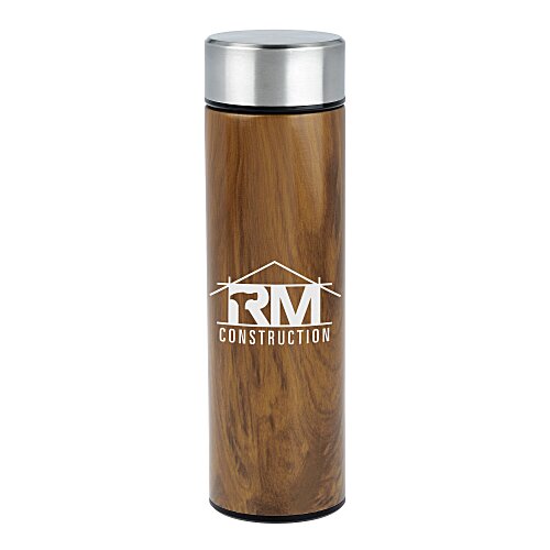 Quietcity Vacuum Bottle - 16 oz. - Wood - 24 hr Main Image