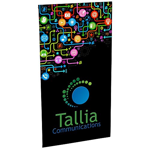 Lightning Mini Tabletop Banner Stand Main Image