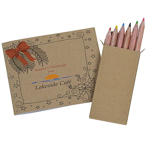 Kid's Colouring Book To-Go Set - Holiday - Full Colour Main Image