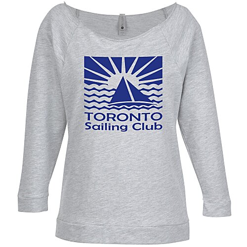Next Level French Terry Raglan 3/4 Sleeve Tee - Ladies' Main Image