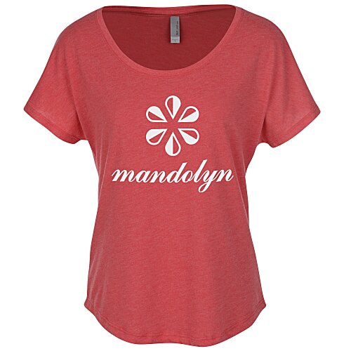 Next Level Tri-Blend Dolman Tee - Ladies' Main Image