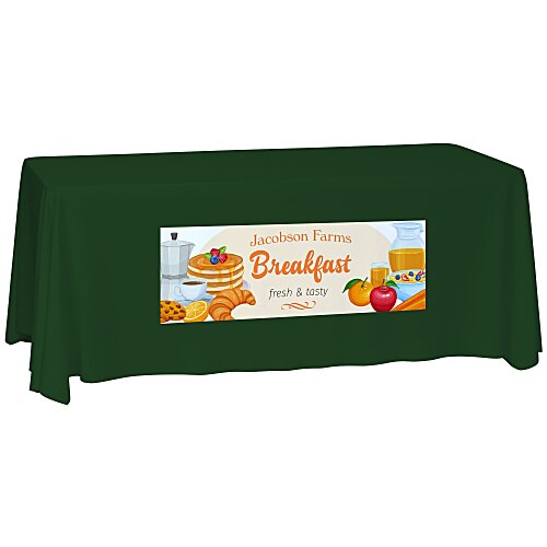 Laser Edge Closed-Back Table Throw - 6 feet Main Image