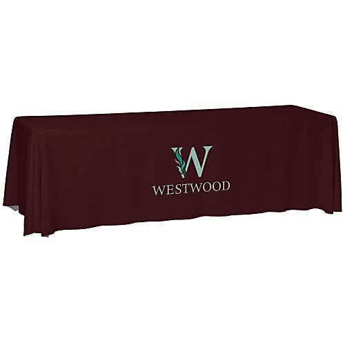 Laser Edge Closed-Back Table Throw - 8 feet Main Image