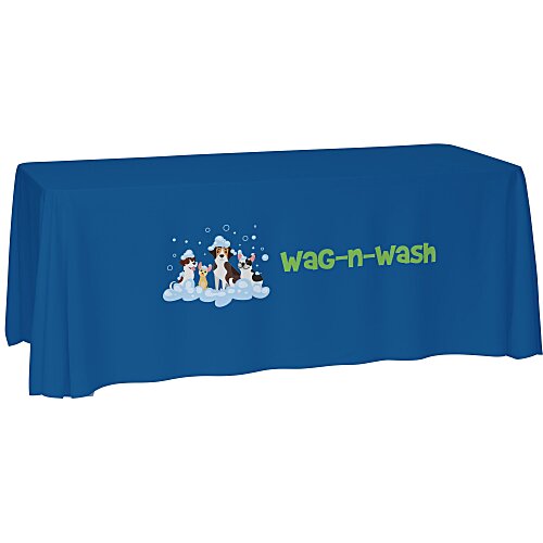 Laser Edge Open-Back Table Throw - 6 feet Main Image